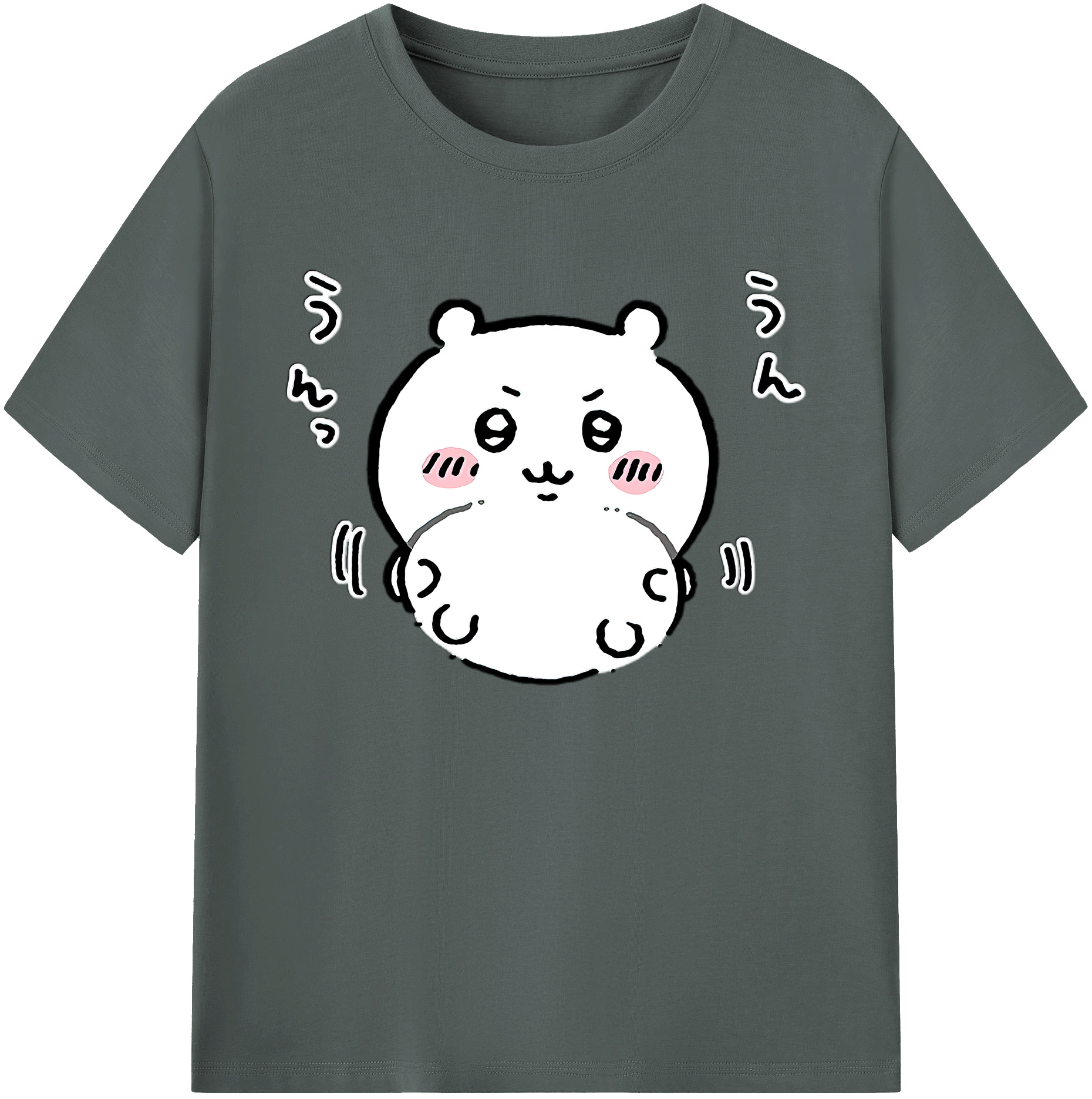 （画像用） ちいかわ ちいかわ Chii-kawa chiikawa 綿100％ メンズ半袖Tシャツ｜肌触りやわらか＆通気性